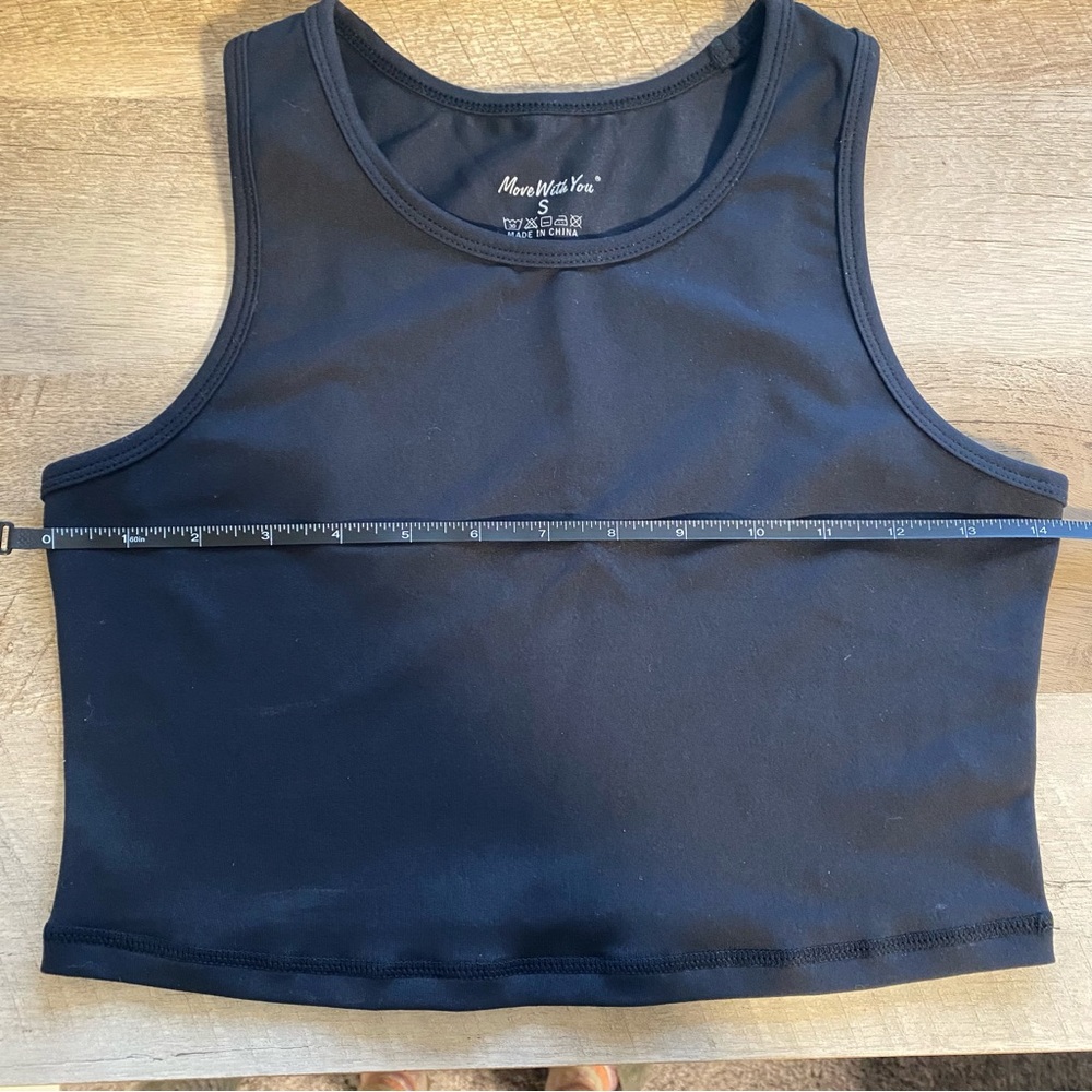 Black crop top